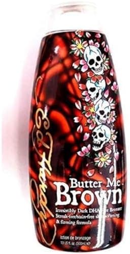 Ed Hardy Butter Me Brown Indoor Tanning Bed Lotion Bronzer 10 Oz