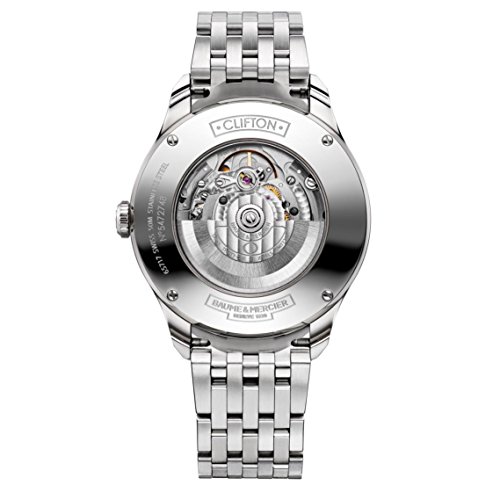 Baume & Mercier Men's BMMOA10141 Clifton Analog Display Swiss Automatic Silver Watch2