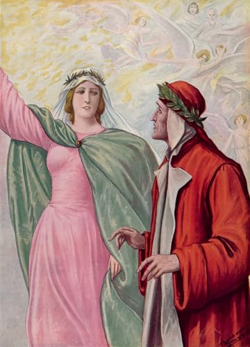 Impression Toile Divine Comédie de Dante Scarpelli Style Peinture Huile Fine 60x90