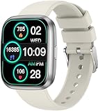 Orologio intelligente da uomo/donna con schermo HD da 4,4 cm, chiamate Bluetooth, cardiofrequenzimetro, fitness tracker, impermeabile IP68