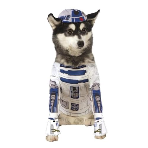 Star Wars - Disfraz R2-D2 para mascota, S (Rubie's Spain 888249-S)