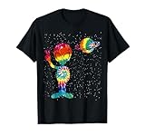 Funny Alien Peace Sign Planet Tie Dye Men Women Gift T-Shirt