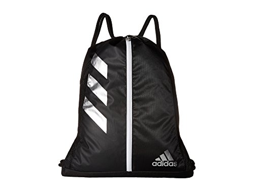 adidas Unisex Team Issue Sackpack, Black/Silver, ONE SIZE