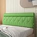 Duże Tapicerowane Zagłówki Skórzane Poduszka Oparta(Size:No headboard 70.8"/180cm,Color:C)