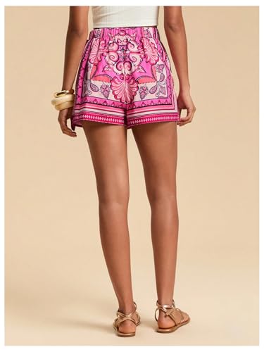 Image of SweatyRocks Women's Boho Mini Skirts Floral Shorts Tie Side Wrap Skorts