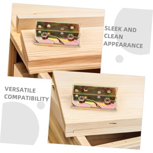 Fixations pour barres de lit bois Cabilock avec vis de fixation pour lit double et simple - 4