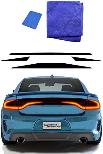 REVION Autoworks 2015-2019 Dodge Charger Scat Pack Tail Light Decal | Racetrack Text Sticker Overlay fits 2015, 2016, 2017, 2018 & 2019 Model Taillight | Charger Accessories… (Scat Pack)