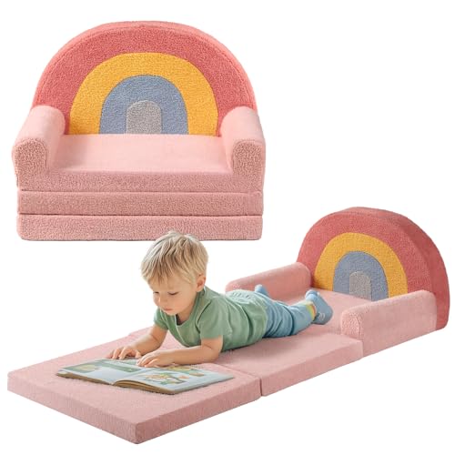 little dove 2-in-1 Kids Couch, Extra Wide Soft Toddler...