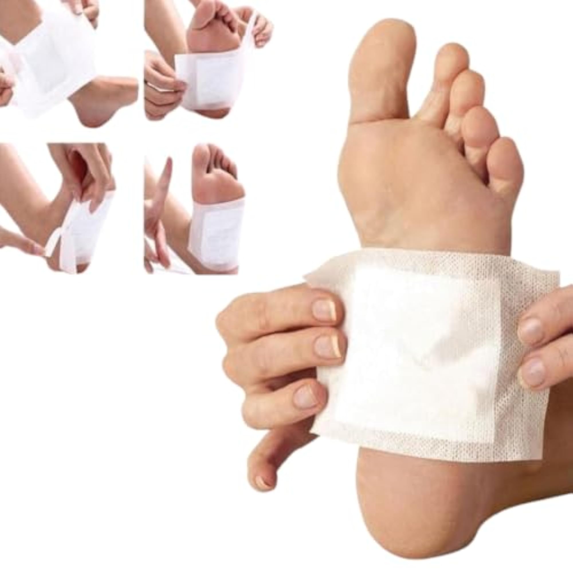 Ginger & Salt Detox Foot Pads - 10-Piece Set