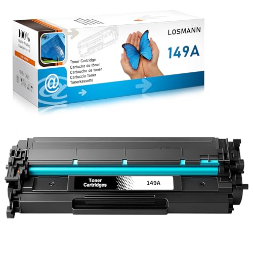 LOSMANN Tonificador 149A com chip compatível com HP 149A W1490A para HP Laserjet Pro 4102fdw 4002dn 4102dw 4102fdn 4002d 4002dw 149X W1490X (1 preto)