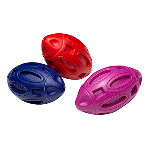 Brinquedo para Cachorro Hercules Bola Rugby SquiX com Apito Frango Roxo, GermanHart, ÚNICO