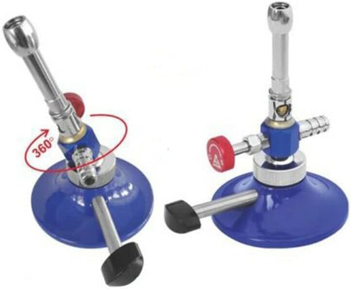 Bunsen Burner Lab Dentist Adjustable Rotatable Single Tube Gas Light JT45B