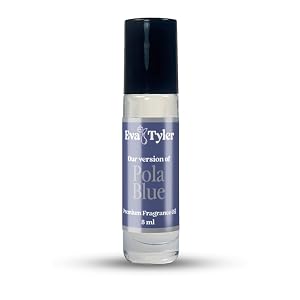 Pola Blue Premium Cologne Roll on USA made Long-lasting Mens Roll on 8ml