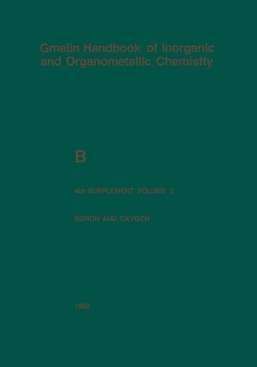 Boron and Oxygen