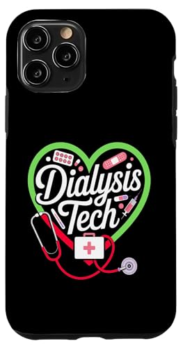 Dialysis Tech 聴診器 心臓 腎臓 腎臓 スマホケース iPhone 11 Pro 用
