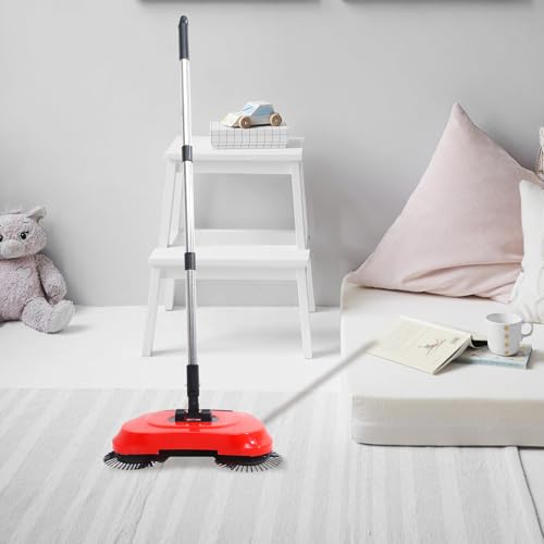 Barredora manual Toddmomy con mango ajustable para suelos de madera 6