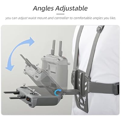 For DJI RC 2/1 Remote Controller Chest Strap Support Mount, Mini 5 Pro/Mini 4 Pro/Mavic 4 3 Pro/Air 3s Drone Accessories Remote Control Bracket, Free Hands Waist Support Mount (For RC/RC2)