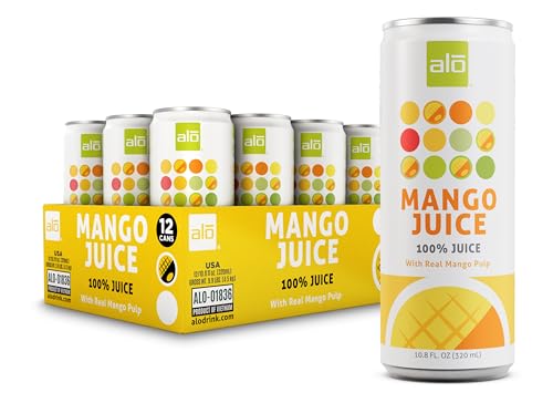 ALO Mango Juice With Pulp can