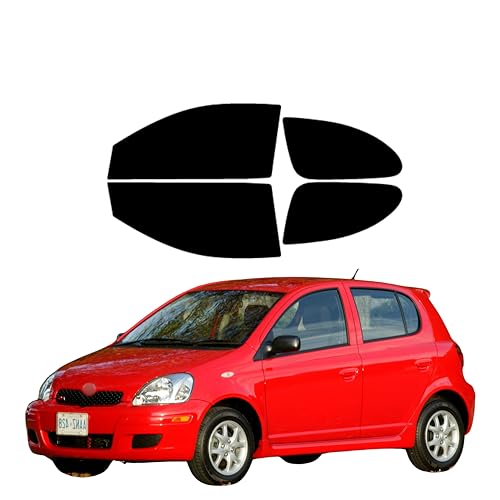 Nano Carbon Window Tint Professionally Cut for Toyota Echo 2 Door Coupe 2000-2005 All Side Windows Blocks 99% UV Rays, Professional Grade Carbon Film 4 pcs Set (20% All)