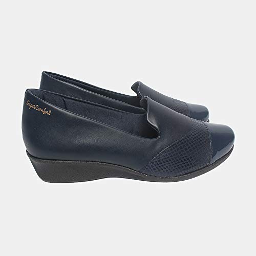Sapato Malu Super Comfort Eloá Feminino Marinho 38