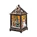 Produktbild FENG Weihnachtsdekoration Lichter,Vintage Kleine Öllampe Tragbare Hängende LED Laterne,Weihnachtsmann-Schneemann-Elk Laterne für Innen, Außen - Weihnachten Geschenk (A)