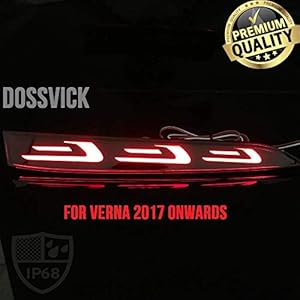 Dossvick- Verna 2017-2019 Rear Bumper Reflector light (Tough Quality) Set of 2