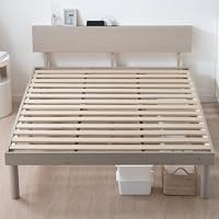 Amazon｜タンスのゲン 天然木 ベッド シングル 【頑丈設計！耐荷重400