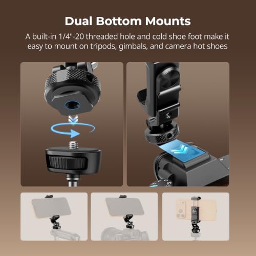 Image of SMALLRIG PC-T1 Metal Phone Holder &, 360 Rotatable-6661