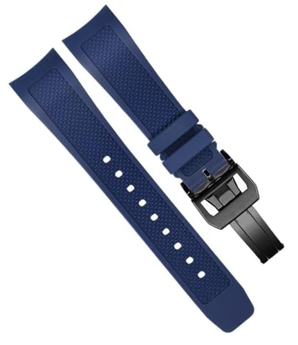 Bracelet caoutchouc premium incurvé pour Iwc IW390502 fermoir