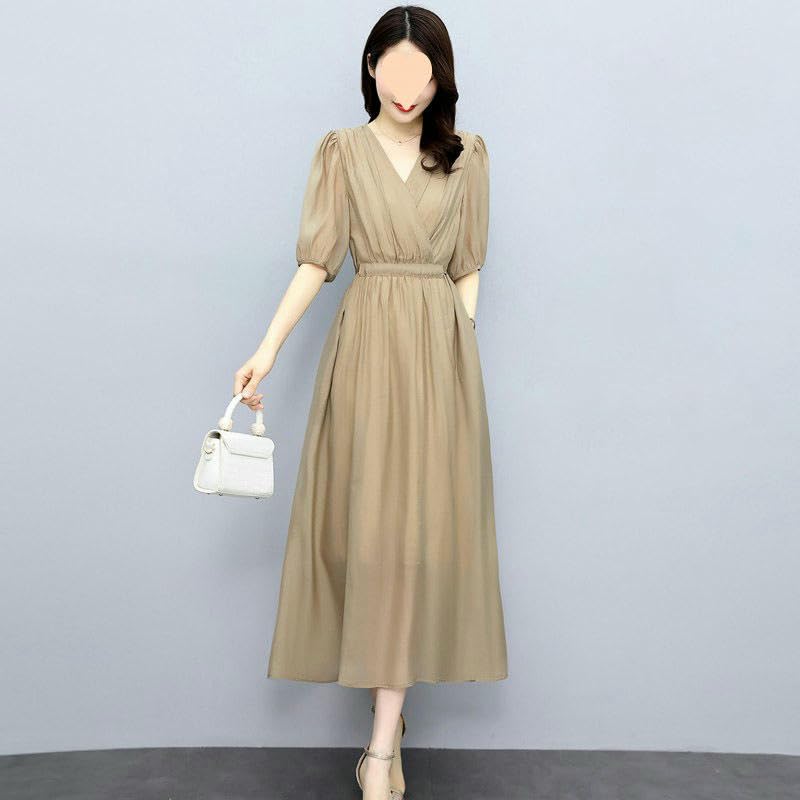 Robe d'été à nouer idéale pour un rendez-vous galant chic - 4