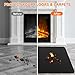 Fireplace Mat Fireproof, 42 x 24 Inch Hearth Rugs for Fireplaces Fire Resistant, Indoor Fire Pit Wood Stove Pads, Outdoor Under Grill Mats, Protect Floors and Decks from Sparks Embers