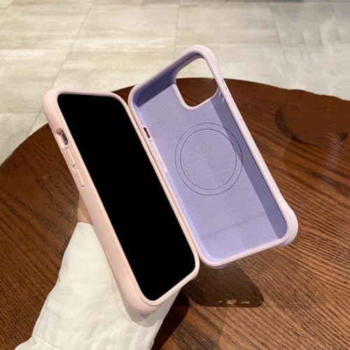 Coque iPhone 15 Pro Max charge sans fil magnétique housse blanche rigide - 4