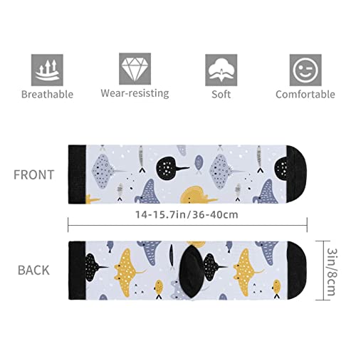 Image of Jedenkuku Novelty Fun Crew Socks Fashion Comfortable Men'S And Women'S Socks