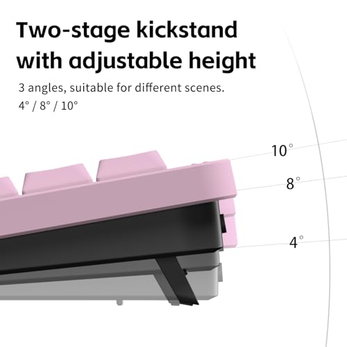 Image of NuPhy Node100 Wireless Mechanical Keyboard, Hot Swappable Custom Low Profile Keyboard, 103 Keys Computer Gaming Keyboards, Supports Touch Gestures, PBT Keycaps, RGB Backlit, Bluetooth /2.4GHz /USB-C
