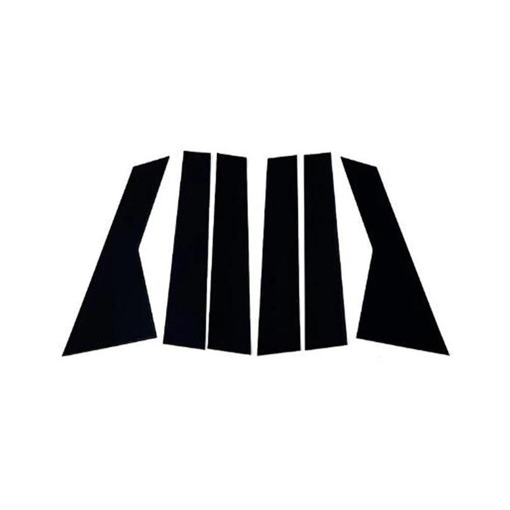 Autocollant pour Chevrolet Captiva 2019-2023 - Garnitures noires montants de portes