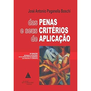 Capa do livro Das Penas e Seus Critérios de Aplicação