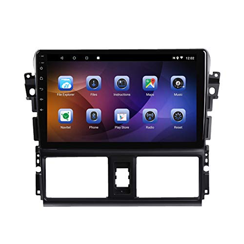 Android 8 Radio 9 Zoll Navigator für Toyota Vios Yaris 2013-2015 Unterstützung Radio Bluetooth Mirror-Link WiFi Lenkradsteuerung,8 cores