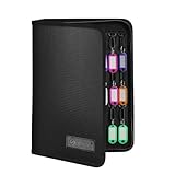 Sdstone Schlüssel-Organizer mit Reißverschluss, wasserdicht und feuerfest, Schlüsselbinder mit 36 Haken und Etiketten, Schlüsselaufbewahrungsbuch für Büros, Immobilienagenturen, Hotels und