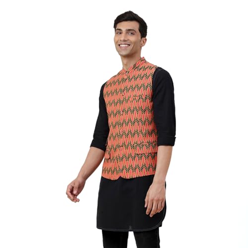 Fabindia Men's Jacket (20041032_Black