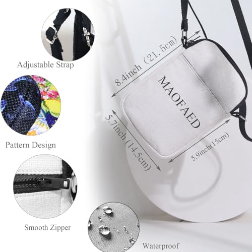 MAOFAED Cartoon Movie Inspired Crossbody Bag, Shoulder Bag, Family Vocation Gift, Fairy Tale Gift2