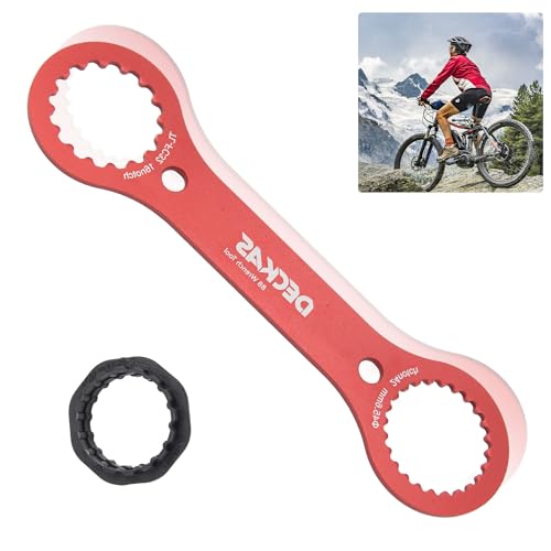 XIAQICA Llave biela herramienta con adaptador,Aleación de aluminio Herramienta para llave BB,Llave para movimiento central para Dub/TL-Fc32/TL-Fc25/TL-Fc24,para reparación de bicicletas
