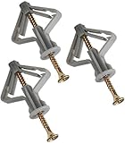 ★5. Dübeln und Schrauben：50 Stück Dübeln + 50 Stück Schrauben (insgesamt 50 kit)， Dübeln 8 x 36 mm ， Schrauben 3.5 x 50 mm