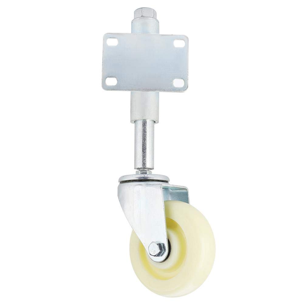 Spring Loaded Swivel Caster Universal Mounting Plate Gate Wheel, Help Wheel, Gate Caster, for Home Garden