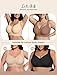 LetsJoli Jelly Bras for Women Supportive Wireless Push Up Bra Full Coverage No Underwire Seamless Plus Size for Older Women（Nude,XL)