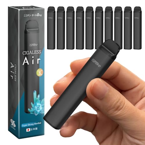ismoke CIGALESS Air dq^oR ĝ 2500z\ VAPE e  jR` ^[ ACX[N VKX GAt[ o͒(d 3mg, X[p[XgO\[ 10{)