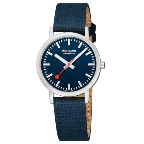 Mondaine Classic orologio Uomo Analogico Al quarzo con cinturino in