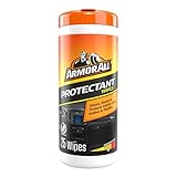 Armor All Protectant Wipes 25-Count Plastic Canister, Wipes for Car Interior and Car Exterior, (Pack of 6)