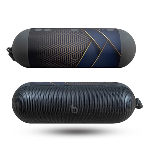 Image of Speaker Skin Compatible with Beats Pill (2024) - Modern Hex - Premium 3M Vinyl Protective Wrap Decal Cover - Easy to Apply | Crafted in The USA by MightySkins