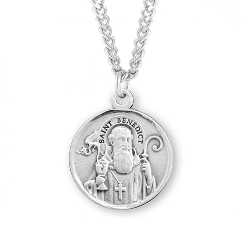 Tiley & Bells Saint Benedict Round Sterling Silver Medal