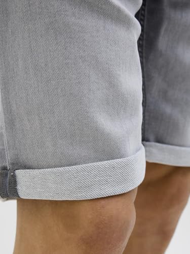JACK & JONES Herren Jeans-Shorts, Farbe:Grau, Größe:XL – Ansicht 2